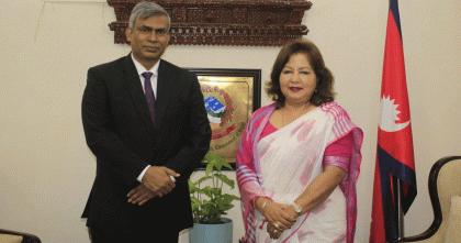 নেপালের পররাষ্ট্রমন্ত্রীর সঙ্গে বাংলাদেশের রাষ্ট্রদূতের সাক্ষাৎ
