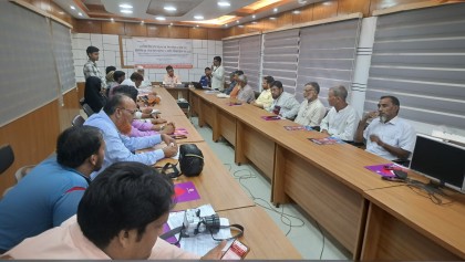 শিবগঞ্জে শিশু সুরক্ষা ও বাল্যবিয়ে প্রতিরোধে সচেতনতামূলক সভা

