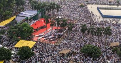 সোহরাওয়ার্দী উদ্যানে জামায়াতের সমাবেশ চলছে