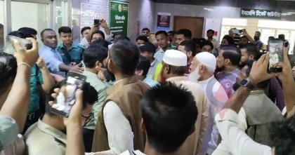 আহতদের দেখতে বার্ন ইনস্টিটিউটে জামায়াতের আমির ডা. শফিকুর রহমান