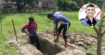 পাইলট তৌকিরের দাফন সম্পন্ন