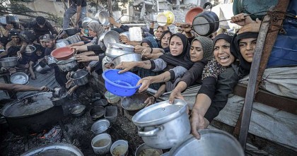 গাজায় অনাহারে একদিনে প্রাণ গেলো ১৫ জনের