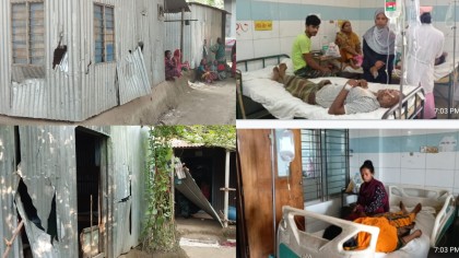 জমি নিয়ে বিরোধে হামলা-ভাঙচুর, আহত একই পরিবারের ৬ জন

