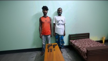 শৈলকুপায় ডাকাত সন্দেহে আটক ৩, উদ্ধার বিদেশি অস্ত্র ও গুলি

