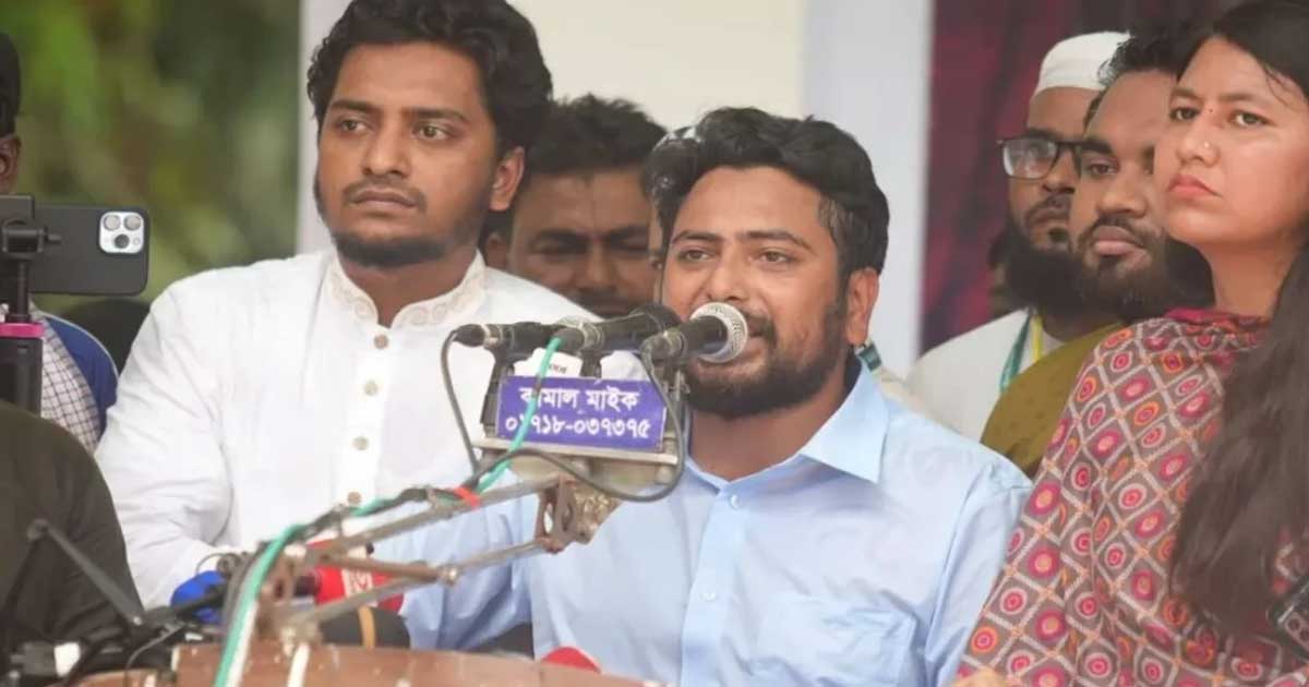 পুরোনো সিস্টেমে দেশকে আর চলতে দেবো না: নাহিদ ইসলাম