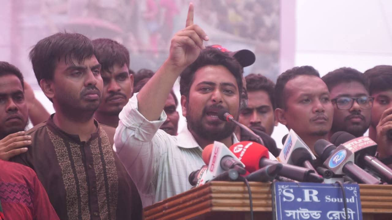 মওলানা ভাসানী না থাকলে শেখ মুজিব তৈরি হতে পারতেন না: টাঙ্গাইলে নাহিদ ইসলাম