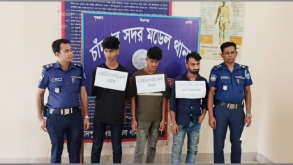 চাঁদপুরে চোরাই ৬ মোটরসাইকেল উদ্ধার, চক্রের ৩ সদস্য আটক