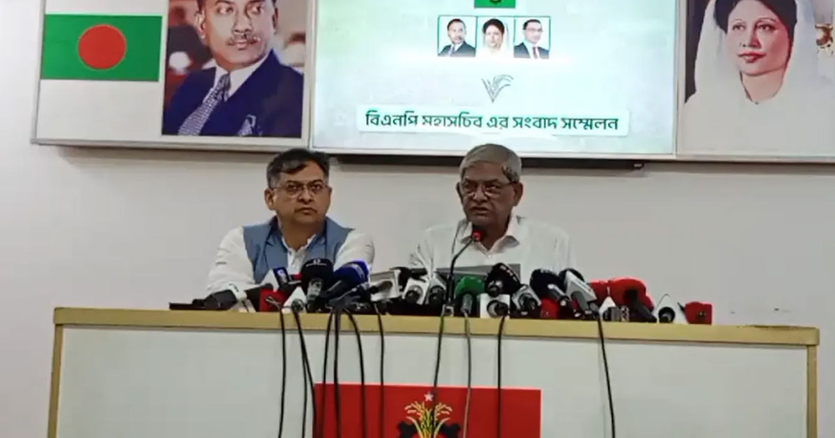 নির্বাচন ছাড়া কোনো কিছুতেই বিশ্বাস করি না: মির্জা ফখরুল