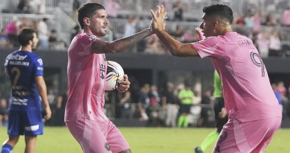 মেসিহীন ইন্টার মায়ামিকে জেতালেন ডি পল-সুয়ারেজরা