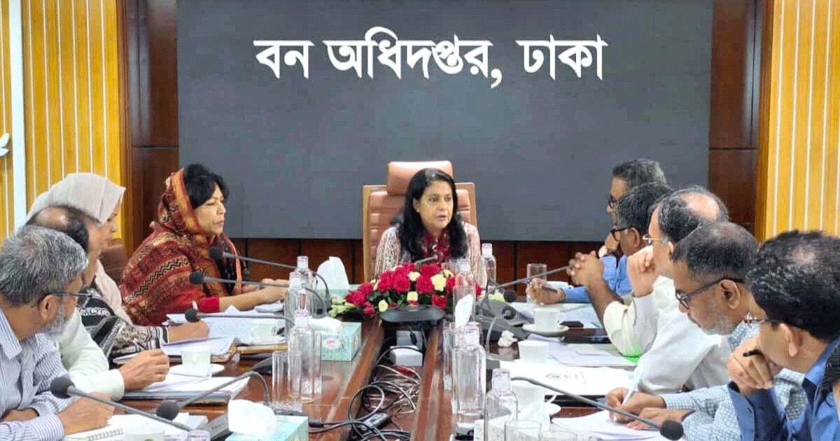 বনভূমি ২০ শতাংশে উন্নীত করার লক্ষ্যে সুপরিকল্পিত কর্মসূচি নেবে সরকার