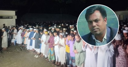 দাদার কবরের পাশে চিরনিদ্রায় শায়িত হলেন সাংবাদিক তুহিন