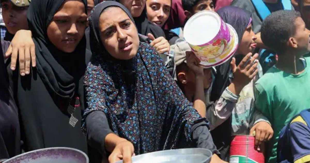 গাজায় অনাহারে আরও ১১ জনের মৃত্যু