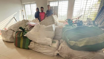 সরাইলে অর্ধ কোটি টাকার ভারতীয় পণ্যসহ গ্রেফতার ১, ট্রাক জব্দ

