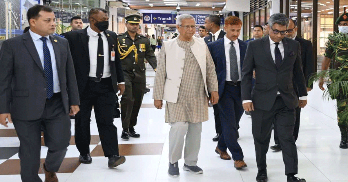 মালয়েশিয়ার উদ্দেশে ঢাকা ছাড়লেন প্রধান উপদেষ্টা  