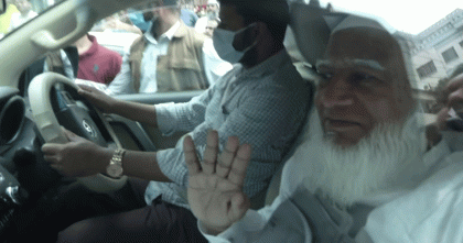 চিকিৎসা শেষে হাসপাতাল থেকে বাসায় ফিরলেন জামায়াত আমির