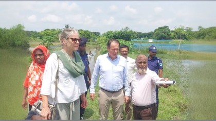 বাগেরহাটে জলাবদ্ধতা নিরসন প্রকল্প পরিদর্শন করলেন নেদারল্যান্ডের ডেপুটি রাষ্ট্রদূত
