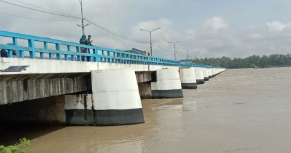 ডালিয়া পয়েন্টে তিস্তার পানি বিপৎসীমার ৭ সেন্টিমিটার ওপরে