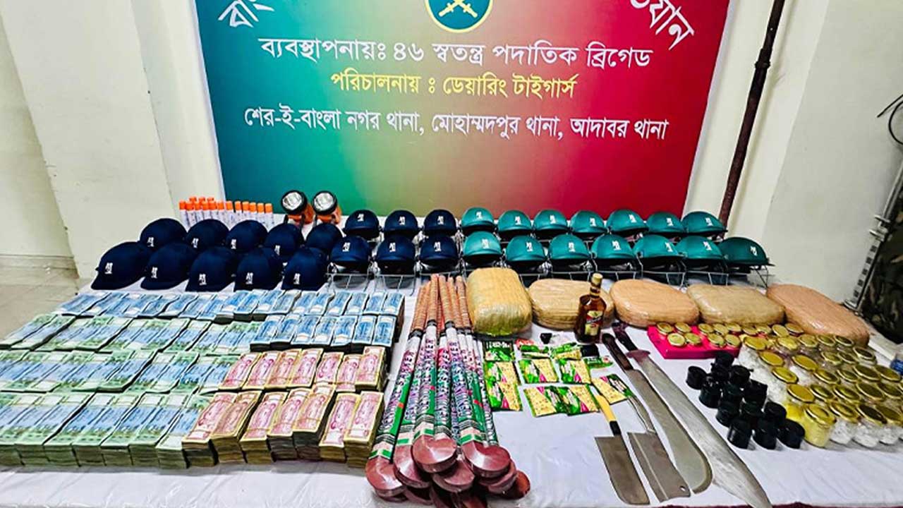 জেনেভা ক্যাম্পে সেনাবাহিনীর অভিযান: চাপাতি, ইয়াবাসহ আটক ২