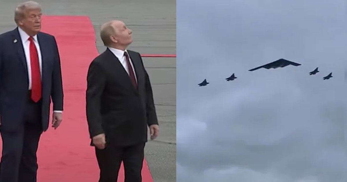 আকাশে গর্জন শুনে কিছু সময়ের জন্য থমকে যান রাশিয়ার প্রেসিডেন্ট পুতিন