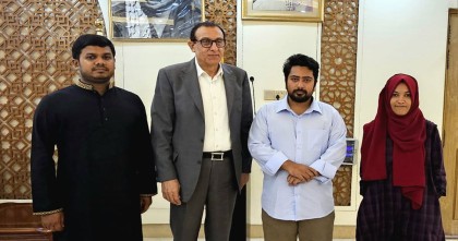 ফিলিস্তিনের রাষ্ট্রদূতের সঙ্গে এনসিপি নেতৃবৃন্দের সাক্ষাৎ