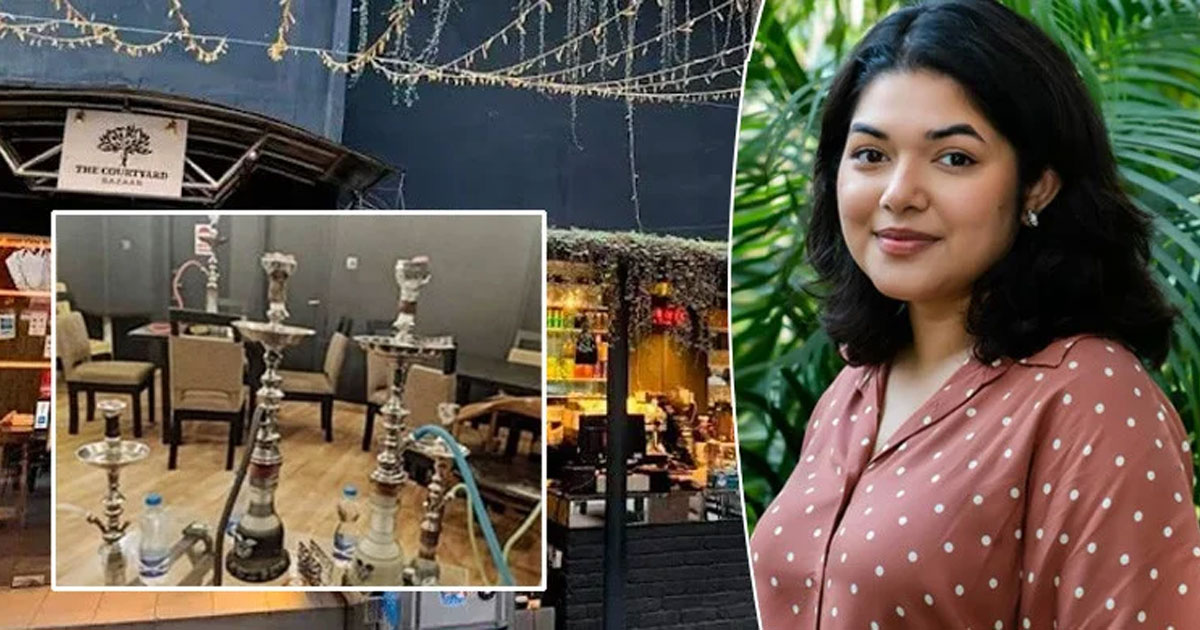 ঢাকার সাবেক হিট অফিসারের স্বামীর সিসা লাউঞ্জে অভিযান