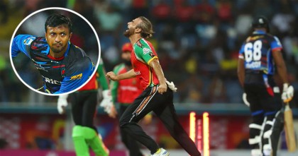 সিপিএলে সাকিবের ব্যর্থতা অব্যাহত, ইমরান তাহিরের ফাইফারে অ্যান্টিগার বড় হার