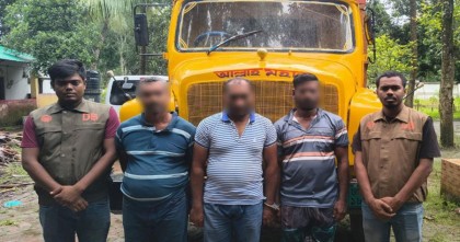 যশোরে আন্তঃজেলা ট্রাক চোর চক্রের তিন সদস্য গ্রেপ্তার