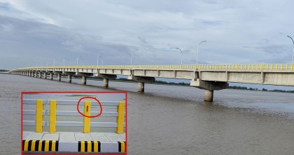 মওলানা ভাসানী সেতুতে বিদ্যুতের তারের পর এবার রিফ্লেক্টর লাইট চুরি