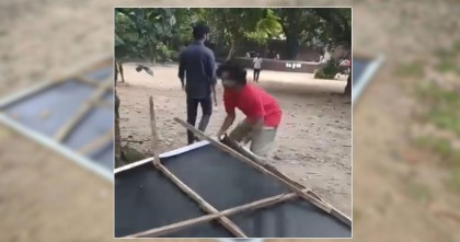 শিবির সমর্থিত প্রার্থীর ব্যানার ভাঙচুরের ঘটনায় ‘তোহান মজুমদার’ নামে এক শিক্ষার্থীর শনাক্ত