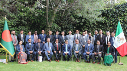মেক্সিকোতে বাংলাদেশ দূতাবাসে এনডিসির প্রতিনিধিদল