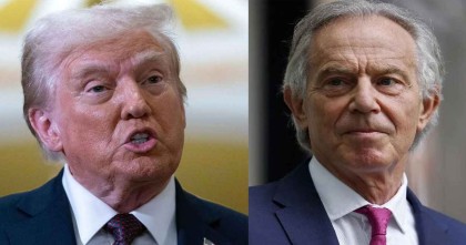 টনি ব্লেয়ার-ট্রাম্প বৈঠকে গাজা যুদ্ধ-পরবর্তী পরিকল্পনা নিয়ে আলোচনা