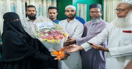 জাতীয় পর্যায়ে কোরআন প্রতিযোগিতায় প্রথম বাউফলের মেয়ে বুশরা