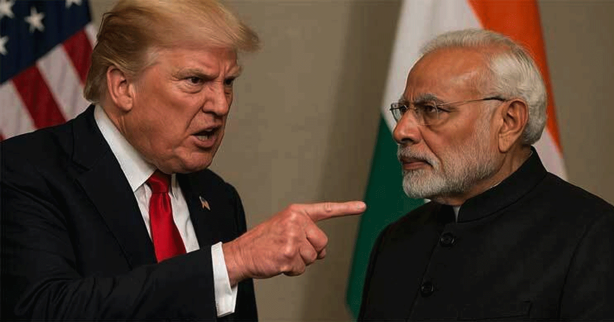 ভারত শুল্ক দিয়ে আমাদের হত্যা করেছে: ট্রাম্প