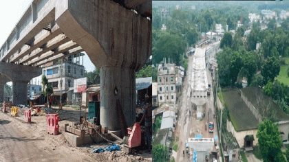 চুয়াডাঙ্গায় রেলওয়ে ওভারপাস নির্মাণে ধীরগতি, চরম দুর্ভোগে এলাকাবাসি
