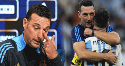 ঘরের মাঠে শেষ ম্যাচ খেলতে নামছেন মেসি, সংবাদ সম্মেলনে কাঁদলেন স্কালোনি