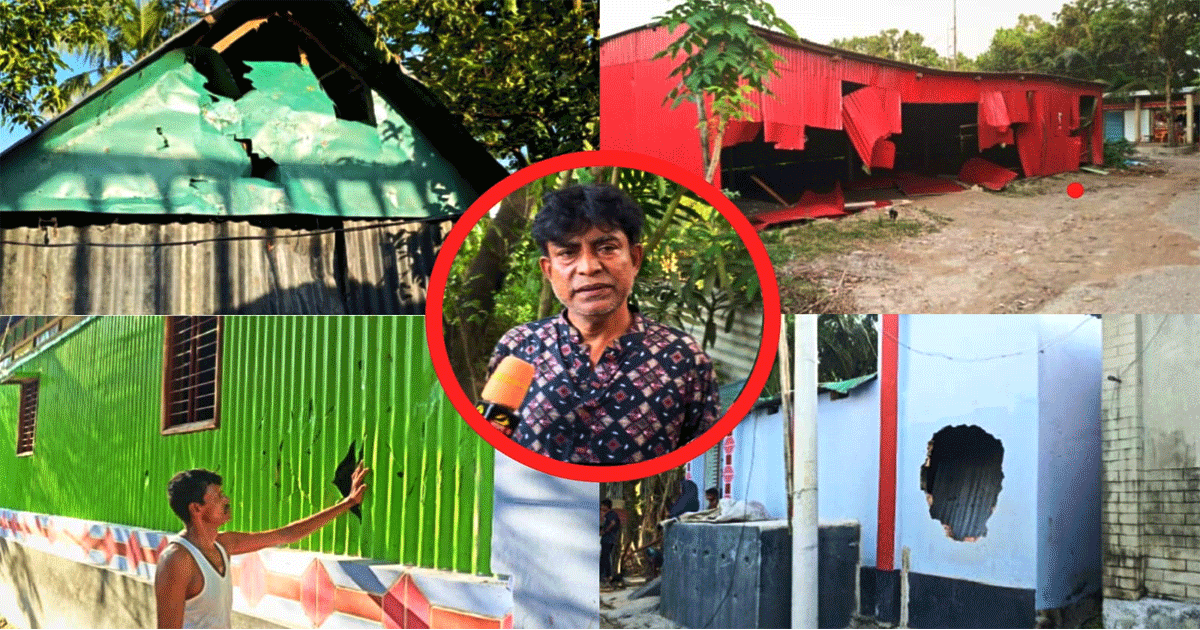 সরাইলে ইউপি সদস্যের নেতৃত্বে প্রতিবেশীদের বাড়িতে হামলা ও লুটপাটের অভিযোগ