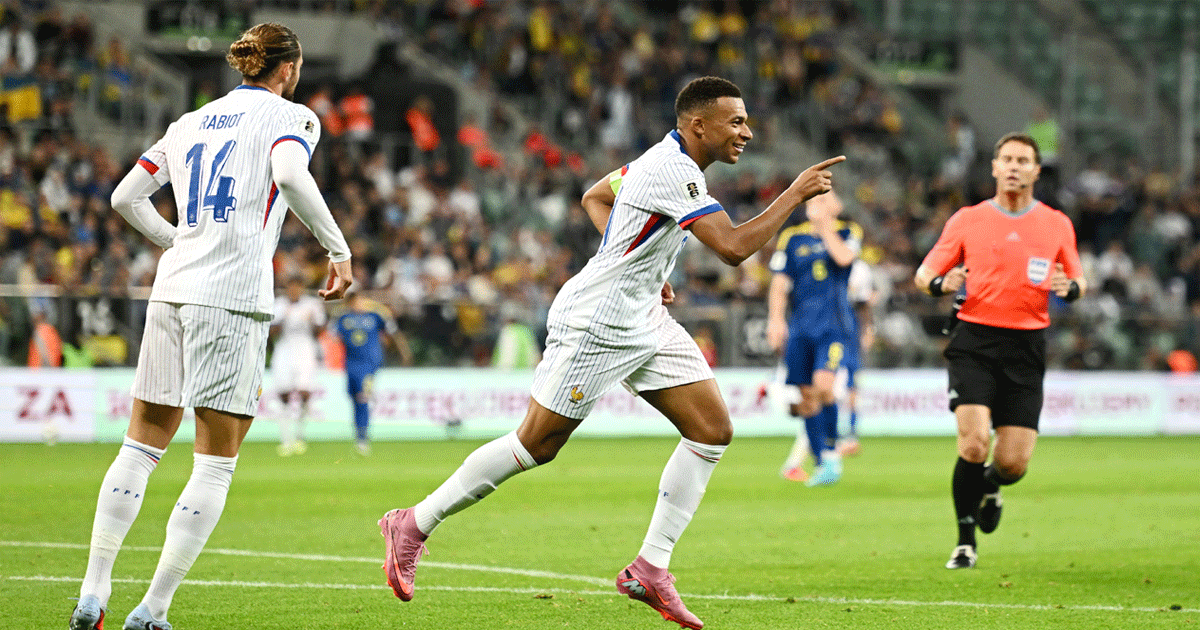 বাছাইপর্বে ইউক্রেনকে হারিয়ে দারুণ শুরু ফ্রান্সের