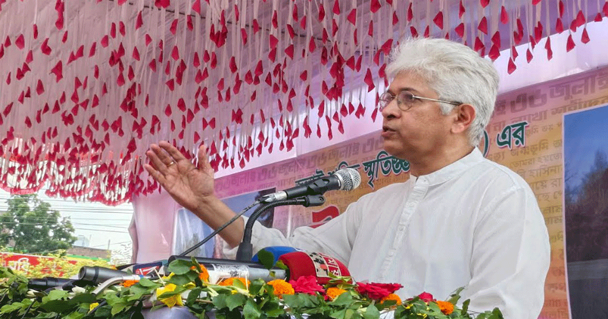 ফ্যাসিবাদ ফিরে আসার চেষ্টা করলে দমন করতে হবে: গৃহায়ণ ও গণপূর্ত উপদেষ্টা  