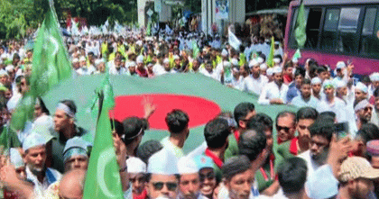 পবিত্র ঈদে মিলাদুন্নবী (সা.) উপলক্ষে রাজধানীতে জশনে জুলুছ