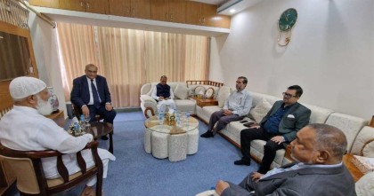 জামায়াত আমিরের সাথে পাকিস্তান হাইকমিশনারের সৌজন্য সাক্ষাৎ