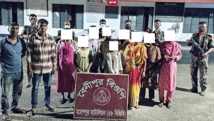 জীবননগর সীমান্তে পতাকা বৈঠকের মাধ্যমে ১১ বাংলাদেশিকে হস্তান্তর করল বিএসএফ