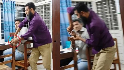 ঘুষ গ্রহণের ভিডিও ধারণ, সাংবাদিকের মোবাইল ছিনিয়ে নিলেন ভূমি কর্মকর্তা