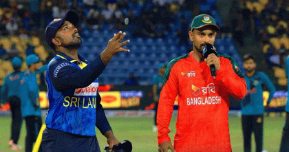শ্রীলঙ্কার বিপক্ষে টস হেরে ব্যাটিংয়ে বাংলাদেশ