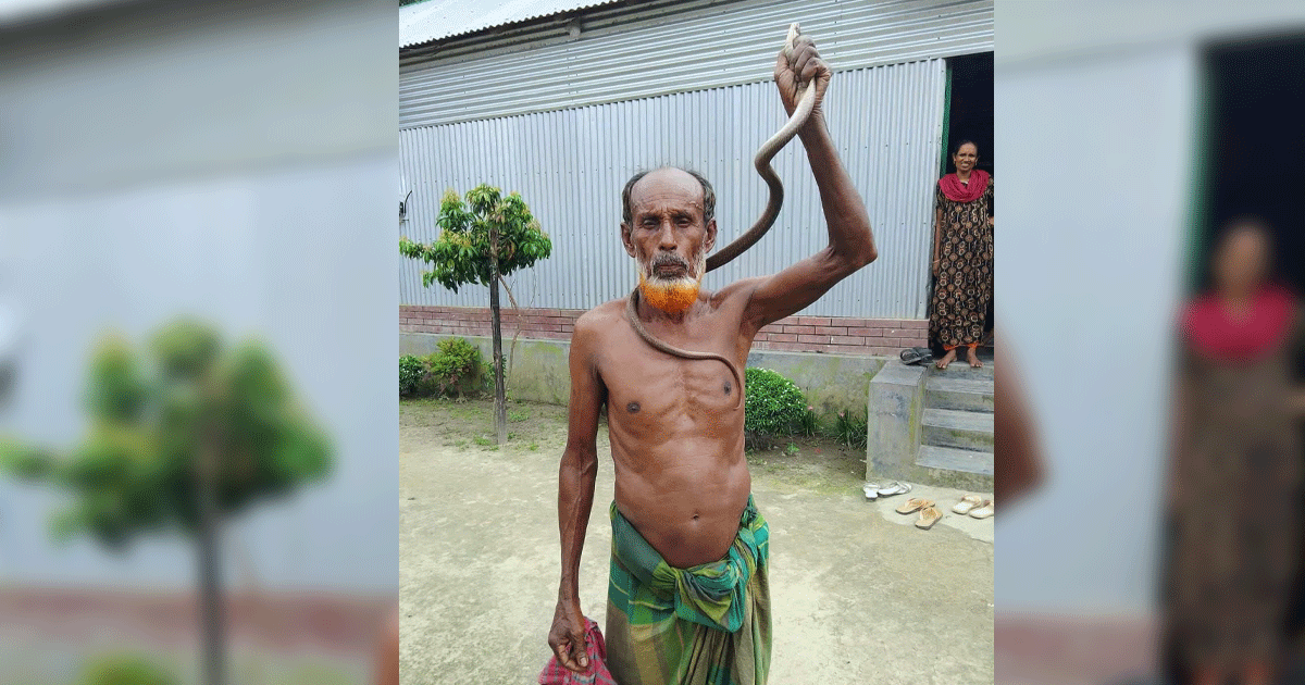 সাপের দংশনে ওঝার মৃত্যু, চিকিৎসকদের দায়ী করছেন স্বজনরা