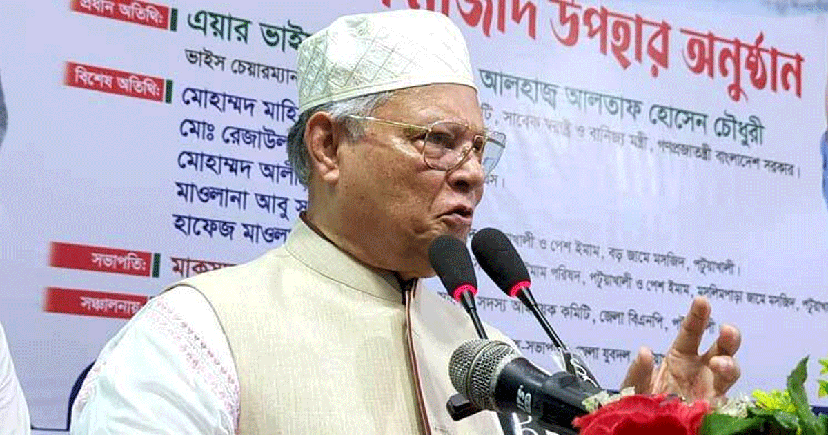 ভারত আমাদের স্বাধীনতার জন্য কিছুই করে নাই: আলতাফ হোসেন চৌধুরী