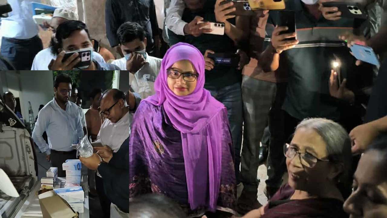 উপদেষ্টা সামনে সরকারি গাড়ি থেকে বিপুল পরিমাণ মেয়াদোত্তীর্ণ ওষুধ জব্দ