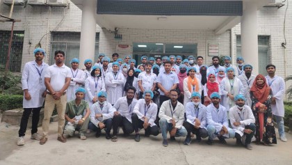 শিক্ষা সফরে গবির ভেটেরিনারি শিক্ষার্থীরা