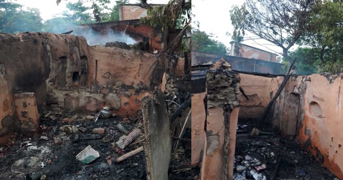 বাঁশখালীতে অগ্নিকাণ্ডে পাঁচ পরিবার নিঃস্ব, খোলা আকাশের নিচে ঠাঁই