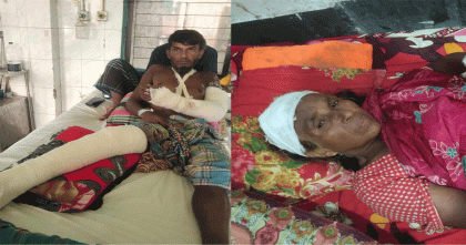 নড়িয়ায় জমি সংক্রান্ত বিরোধে মা-ছেলেকে কুপিয়ে জখমের অভিযোগ