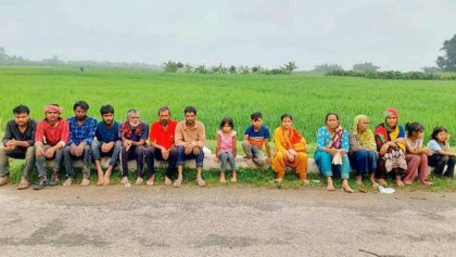 নওগাঁ সীমান্ত দিয়ে ১৬ বাংলাদেশিকে পুশইন করল বিএসএফ